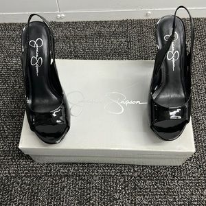 Jessica Simpson black heels